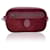 Cartier Vintage Burgunder Wildleder und Leder Clutch Pochette Bordeaux Schweden  ref.1420636