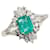 & Other Stories LuxUness Platinum Emerald Diamond Ring  Metal Ring in Excellent condition Silvery  ref.1420651