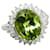 & Other Stories LuxUness Platinum Peridot Diamond Ring  Metal Ring in Excellent condition Silvery  ref.1420670