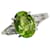 & Other Stories Pt900 Platinum Peridot 2.98ct Diamond 0.18ct Ring in Excellent Condition Silvery Metal  ref.1420671