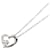 & Other Stories K10WG White Gold Diamond Heart Motif Necklace in Excellent Condition Silvery Metal  ref.1420678