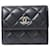 Chanel Dark blue 2019 lambskin quilted purse Leather  ref.1420713