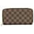 Carteira Louis Vuitton Zippy Marrom Lona  ref.1420747