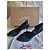 Décolleté Christian Louboutin Open Apostropha in pelle nappa nera - vista 3