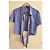Dolce & Gabbana cropped Bluse Vintage Weiß Blau - Ansicht 3