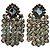 Bimba & Lola Orecchini vintage con cristalli Bimba&Lola Silver hardware