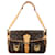 Monograma Louis Vuitton Brown Hudson PM Marrom Couro Lona  ref.1420783