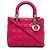 Dior Pink Medium Lammleder Cannage Lady Dior