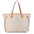 Louis Vuitton White Damier Azur Neverfull MM Cloth  ref.1420794