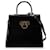 Salvatore Ferragamo Ferragamo Black Gancini Ledertasche Schwarz Kalbähnliches Kalb  ref.1420824