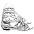 Sandali Dolce & Gabbana in pelle argento