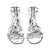 Sandali Dolce & Gabbana in pelle argento - vista 2