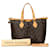 Bolso de hombro Louis Vuitton Monogram Palermo PM 2WAY M40145 de cuero PVC marrón en muy buen estado Castaño Plástico  ref.1420879