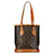 Bolsa Tote Petit Bucket PM Monogram Louis Vuitton M42238 em couro PVC marrom em muito bom estado Lona  ref.1420887