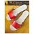 Cambon Chanel Sandalen/Pantoletten Rot - Ansicht 2