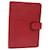 LOUIS VUITTON Epi Agenda PM Day Planner Cover Red R20057 LV Auth 76228 Leather  ref.1421003