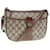 GUCCI GG Supreme Web Sherry Line Sac à bandoulière Cuir PVC Beige Marron Auth  ref.1421020