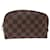 Estuche de cosméticos PM N de LOUIS VUITTON Damier Ebene Pochette47516 LV Auth 77260  ref.1421054