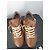 Sneakers Philippe Model Pelle Oro Rame D'oro - vista 3