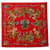 Hermès Hermes LES FETES DU ROI SOLEIL Celebration of the Sun King Scarf Canvas Scarf in Excellent condition Red Cloth  ref.1421432