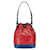 Borsa a spalla in pelle tricolore Louis Vuitton Noe M44084 in condizioni discrete Rosso  ref.1421435