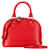 Bolsa de couro Louis Vuitton Alma BB M41160 em muito bom estado Vermelho  ref.1421439