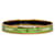 Hermès Hermes Narrow Enamel Bangle Enamel Bangle in Good condition Green  ref.1421455