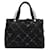 Sac tote en toile Chanel Old Travel Line MM en bon état Noir  ref.1421492