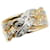 & Other Stories Pt900 Platinum K18YG Yellow Gold Diamond Ring 0.2ct Size 9.5 in Great Condition Golden Metal  ref.1421503