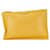 Givenchy Leather Logo Clutch Bag TE0134 in Very Good Condition Yellow  ref.1421508