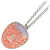 Chanel Coco Mark Strawberry Motif Necklace Silver Pink Metal in Good Condition Silvery  ref.1421540