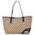 Borsa tote Gucci Gucci GG in tela New Brit 169946 Borsa tote in tela marrone beige 169946 molto bene  ref.1421552