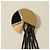 Autre Marque Orecchini Erte Cascade Art Déco in Oro 14K e Onice Nero D'oro - vista 3