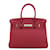 Hermès Rouge Togo Birkin Retourne 30 Cuir Veau façon poulain Bordeaux  ref.1421662