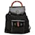 Gucci Gucci Bamboo Leather and Nylon Backpack 0031705 Leather Backpack 0031705 in Very Good Brown  ref.1421740