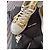 Baskets à talons Saint Laurent Bedford Cuir Doré - vue 4