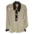 Beautiful Chanel Silk and Velvet blouse Black Cream  ref.1421792