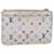 LOUIS VUITTON Pochette Cles NM Multicolore Porte-monnaie Blanc M93734 LV Auth 76265  ref.1421823