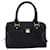 MCM Vicetos Logogram Sac Boston Toile enduite Noir Auth yk12939  ref.1421830