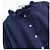 Camisa azul marino con volantes Aime Benson - vista 2