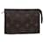 LOUIS VUITTON Monogram Poche Toilette 15 Pouch M47546 LV Auth 76270 Cloth  ref.1421873