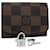 LOUIS VUITTON Étui à poignets Damier Ebene M30964 LV Auth 76884  ref.1421874