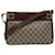 GUCCI GG Supreme Web Sherry Line Shoulder Bag PVC Beige Red Green Auth ep4578  ref.1421882