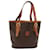 Céline Bolsa tote em lona Macadam CELINE em couro PVC marrom Auth am6400  ref.1421893