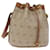 Borsa a spalla in tela a nido d'ape Christian Dior in pelle PVC beige Auth am6371  ref.1421918