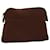 Hermès HERMES Bolide PM Pouch Canvas Brown Auth bs15142 Cloth  ref.1421923