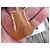 campanella, cerniera e lucchetto hermès nuovo per borsa hermès dustbag Marrone chiaro - vista 5