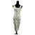 Kenzo Vintage Jungle Kleid in Blau mit Blumen Mehrfarben