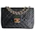 Chanel borsa a tracolla Dekamatrasse 34 Maxi in pelle nera Black Leather  ref.1422099