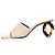 JW Anderson Sandali con tacco a catena crema - taglia EU 37